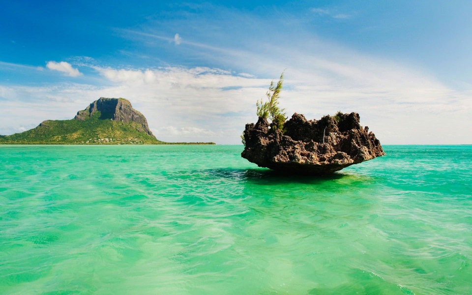 Download Mauritius Lagoon HD Background Images wallpaper