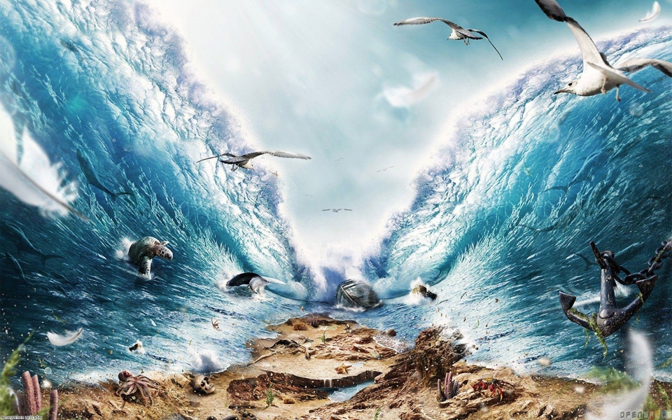 Download Moses Crossing the Red Sea HD Wallpaper For Mac Windows Desktop Android wallpaper