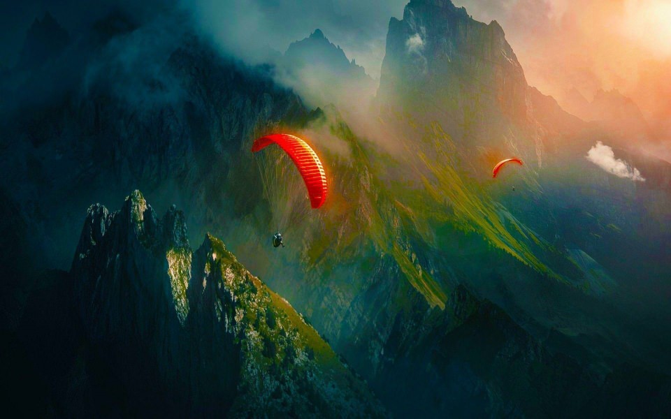 Download Paragliding 4K 5K 8K Backgrounds For Desktop And Mobile wallpaper