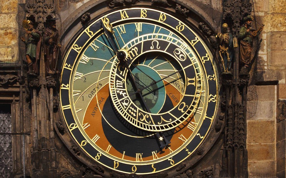 Download Prague Astronomical Clock 1080p Download Free HD Background Images wallpaper