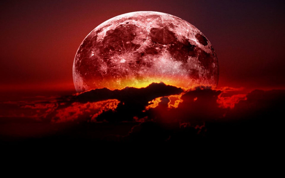 Download Red Moon Full HD 1080p Widescreen Best Live Download wallpaper