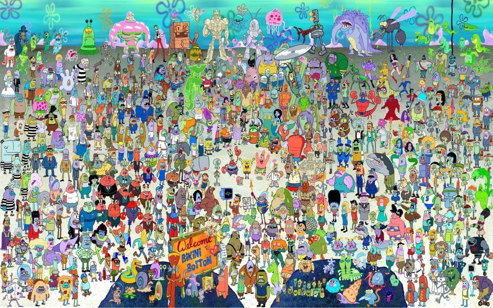 Download Spongebob Background Images HD 1080p Free Download wallpaper
