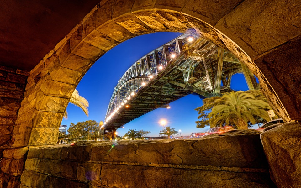 Download Sydney Harbour Bridge iPhone Images Backgrounds In 4K 8K Free wallpaper