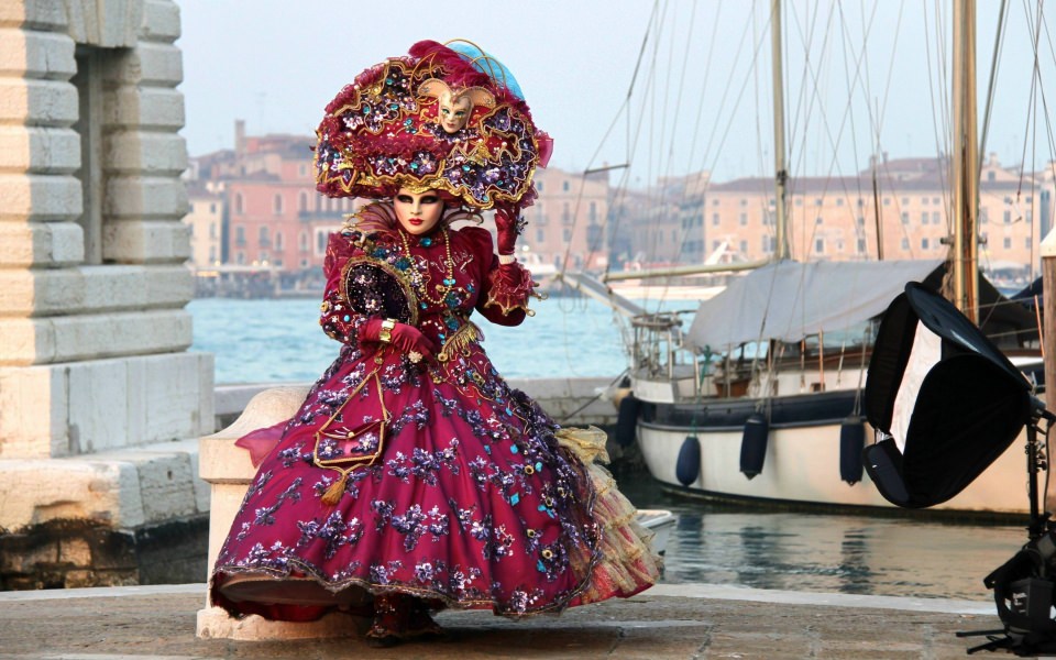 Download The Carnival Of Venice 3D HD wallpaper