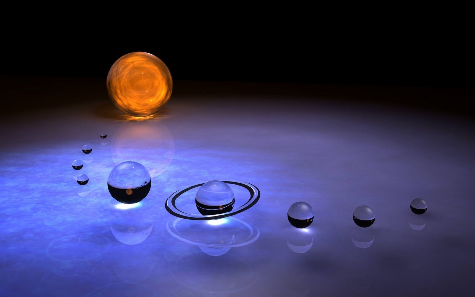 Download The Solar System HD Wallpaper for Mobile 2560x1440 wallpaper