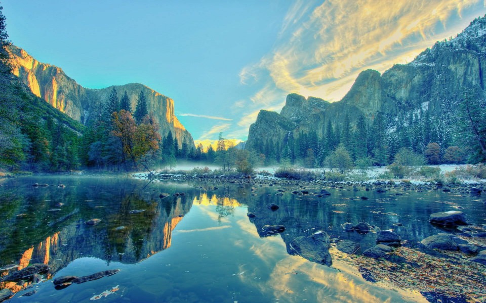 Download Yosemite National Park Weather DP Background For Phones wallpaper