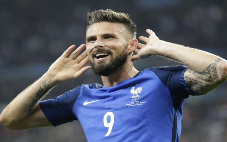 Download Olivier Giroud France Wallpapers 8K Resolution 7680x4320 And 4K Resolution wallpaper