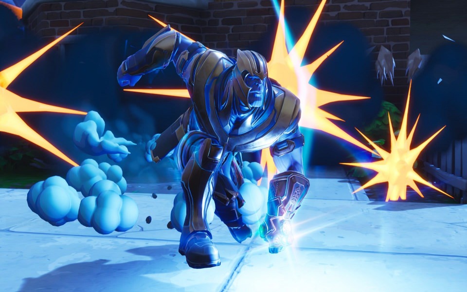 Download Thanos Fortnite 8K Resolution 7680x4320 And 4K Resolution wallpaper