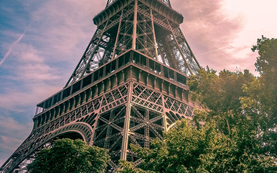 Download Eiffel Tower Closeup wallpaper
