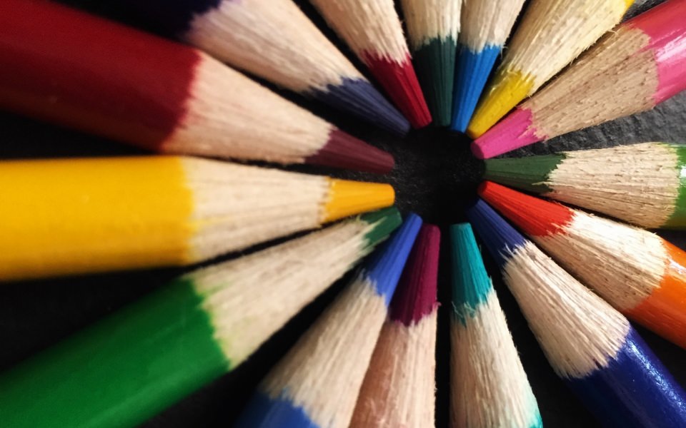 Download Pencil Colors wallpaper