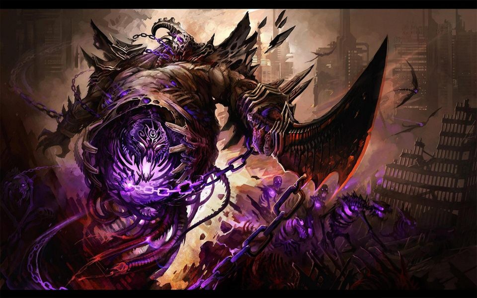Download Blade of Demon Destruction 8K wallpaper