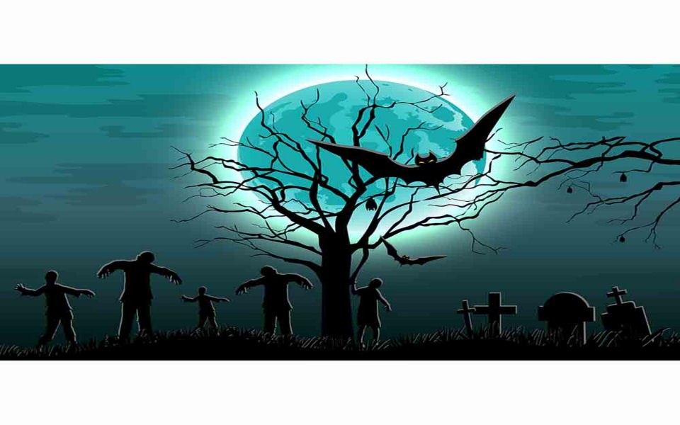 Download Halloween Night Background wallpaper