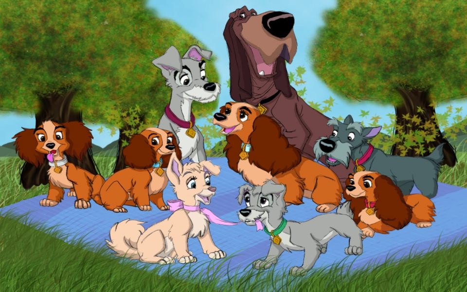 Download Lady And The Tramp 13K 14K 15K wallpaper