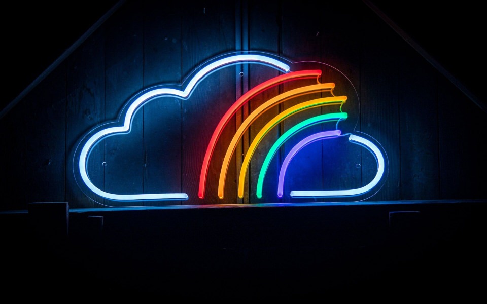 Download LED Rainbow wallpaper