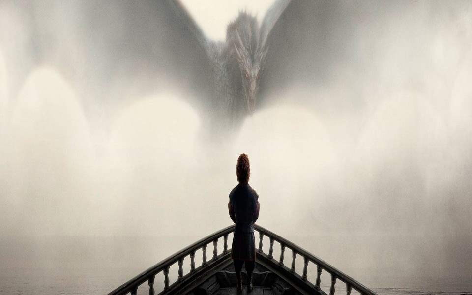 Download Tyrion Lannister with Dragon 15K 16K wallpaper