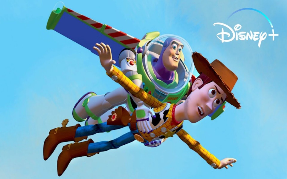 Download Buzz Lightyear Flying 4K Android iPhone wallpaper