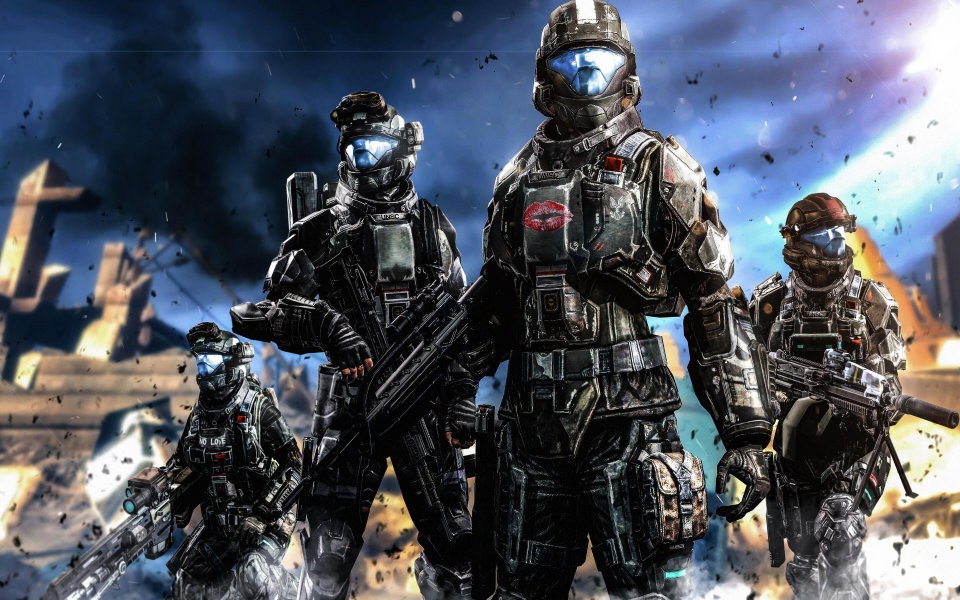 Download Halo3 Orbital Drop Shock Trooper 8k wallpapers wallpaper