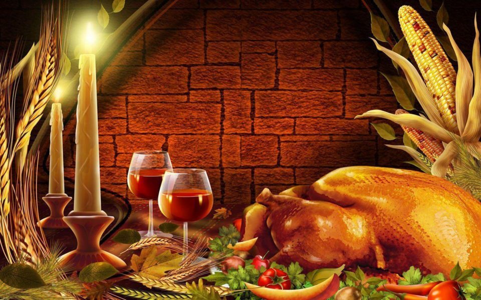 Download New Happy Thanksgiving 3D 4D 5D Cards Images wallpaper