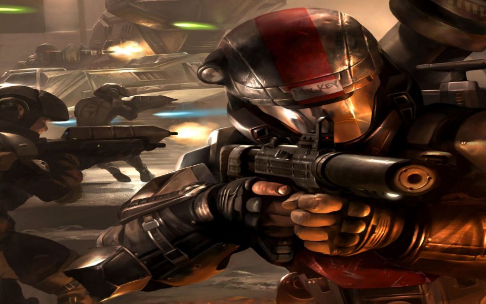 Download Orbital Drop Shock Trooper Halo 3 wallpaper