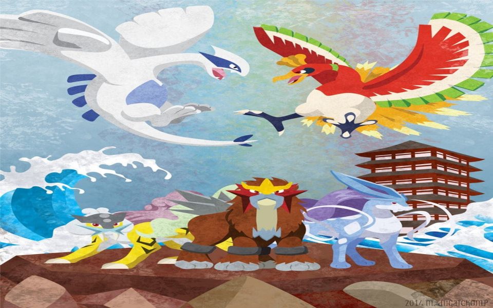 Download Pokemon Johto Poster in HDQ Background PC wallpaper
