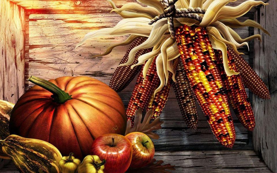 Download Thanksgiving 3D wallpaper