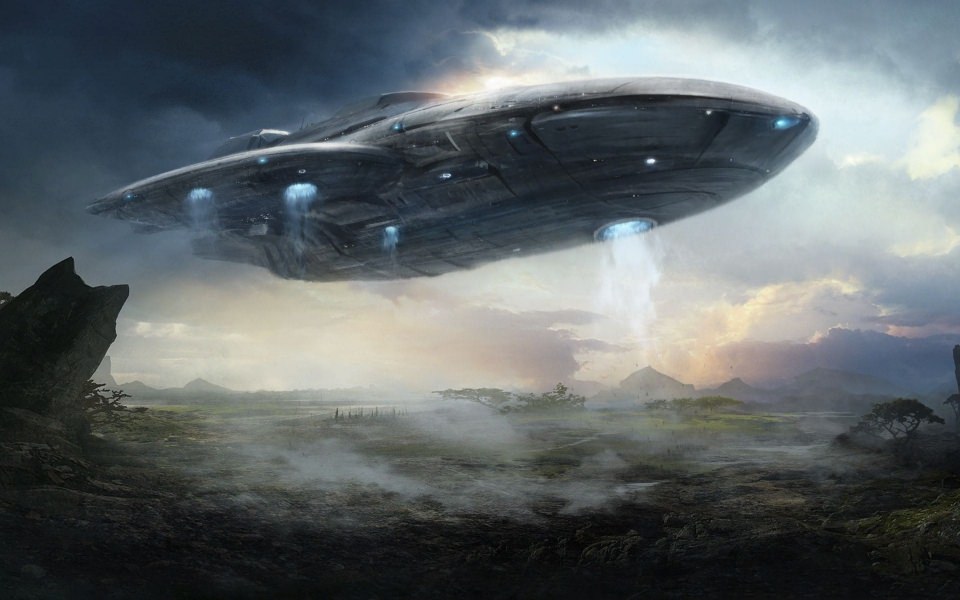 Download Alien Spaceship 8K Wallpapers wallpaper