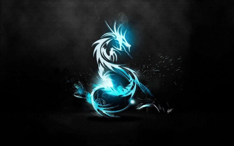 Download Blue Dragon Logo wallpaper