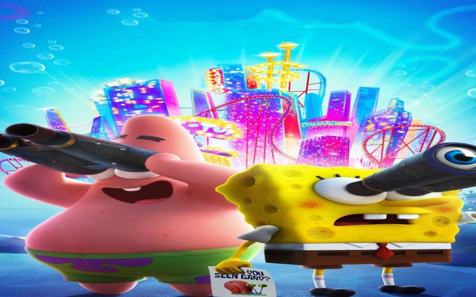 Download Spongebob on The Run 4k 8k Movie Wallpapers wallpaper