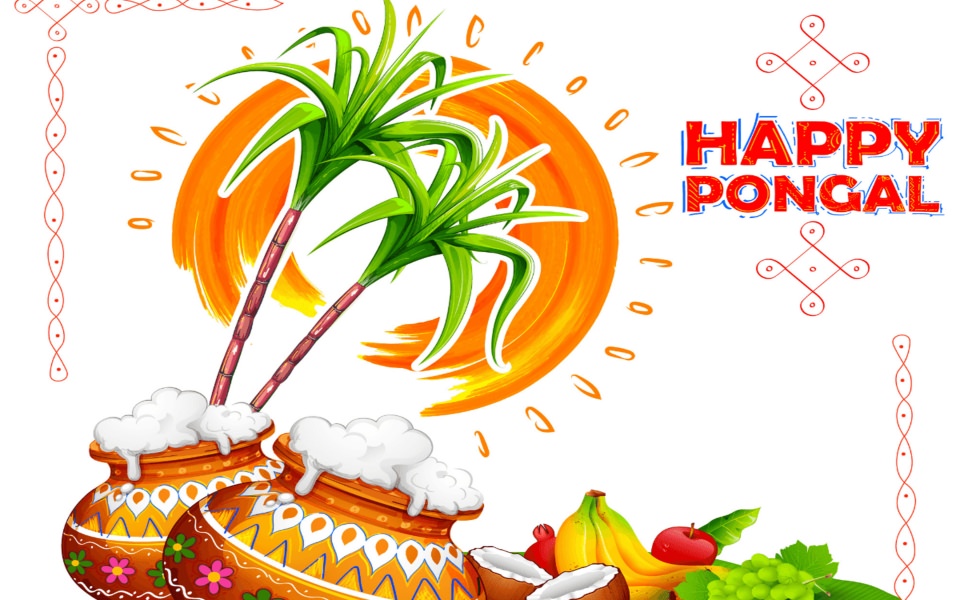 Download Happy Pongal 2022 wallpaper