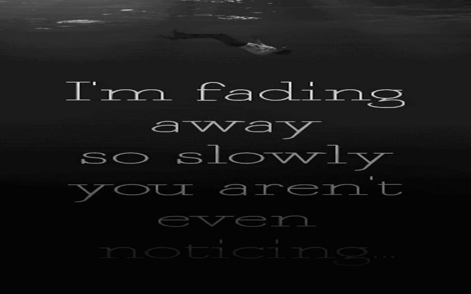 Download I Am Fading Away Quotes Wallpapers 4K wallpaper