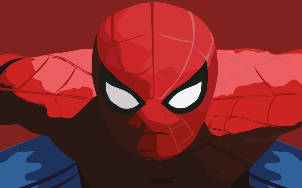 Download Minimalist Spiderman 2022 wallpaper