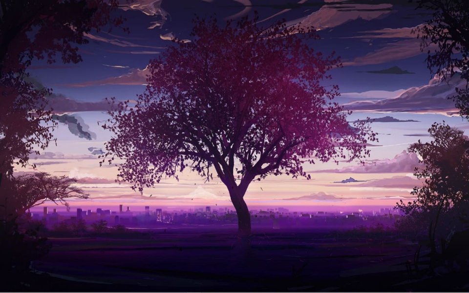 Download Sakura Tree in 4K 3D wallpaper