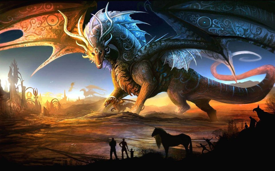 Download HDQ 4K Dragon Art 2022 wallpaper