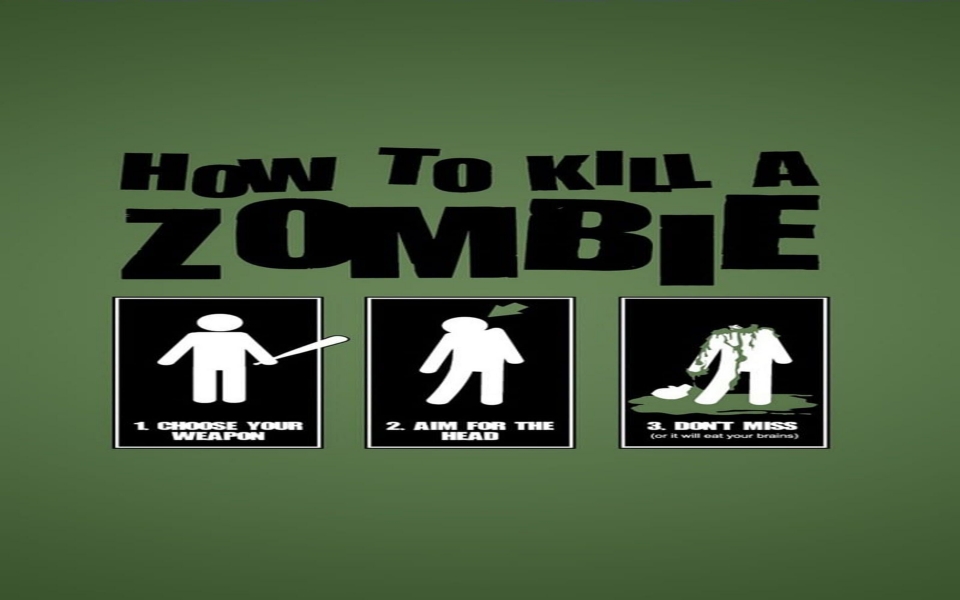 Download How to Kill a Zombie Guide Wallpaper wallpaper