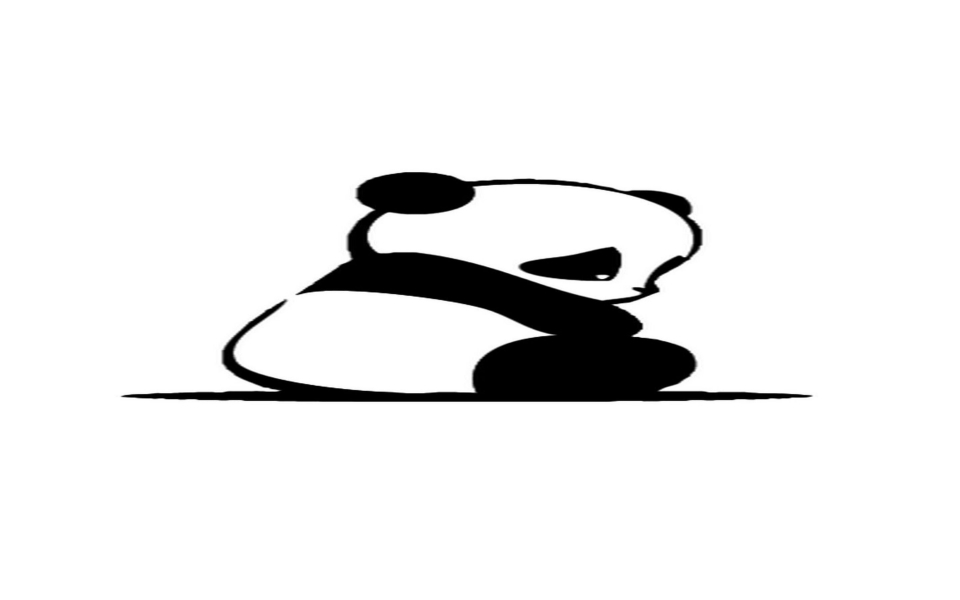 Download Sad Panda 8K Wallpaper for iPhone 10 wallpaper