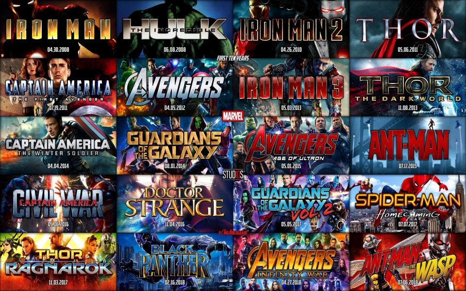 Download Marvel Film Series 4K iPhone Wallpaper wallpaper
