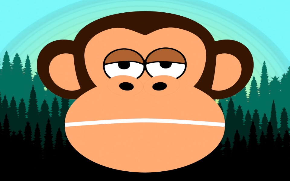 Download Serious Monkey NFT Wallpaper wallpaper