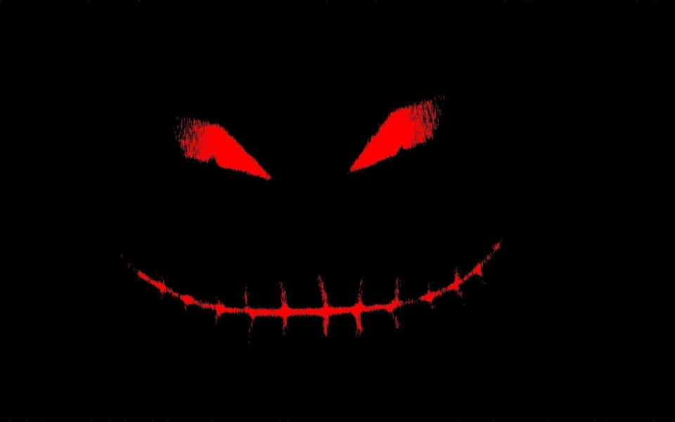 Download Red Eyes Chilling Mean Smile WhatsApp DP Phone Wallpaper wallpaper