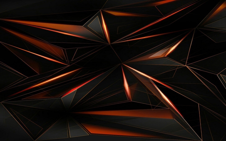 Download Orange and Black AMOLED Background PC Wallpaper - GetWalls.io