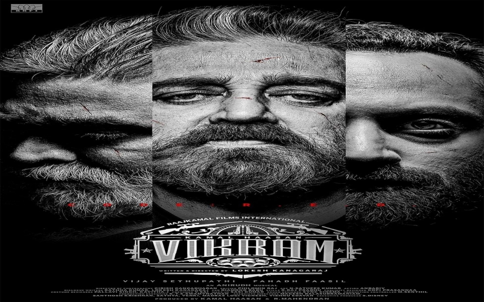 Download Vikram Movie 2022 Poster in 4K Wallpapers wallpaper