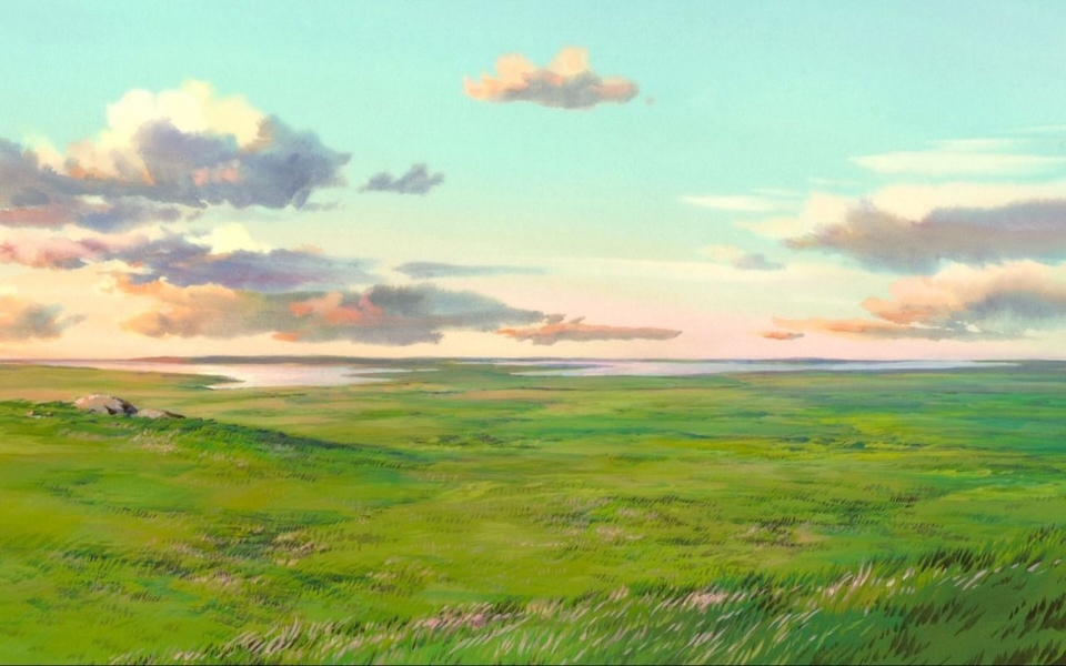 Download Ghibli Scenery 4K Wallpaper wallpaper