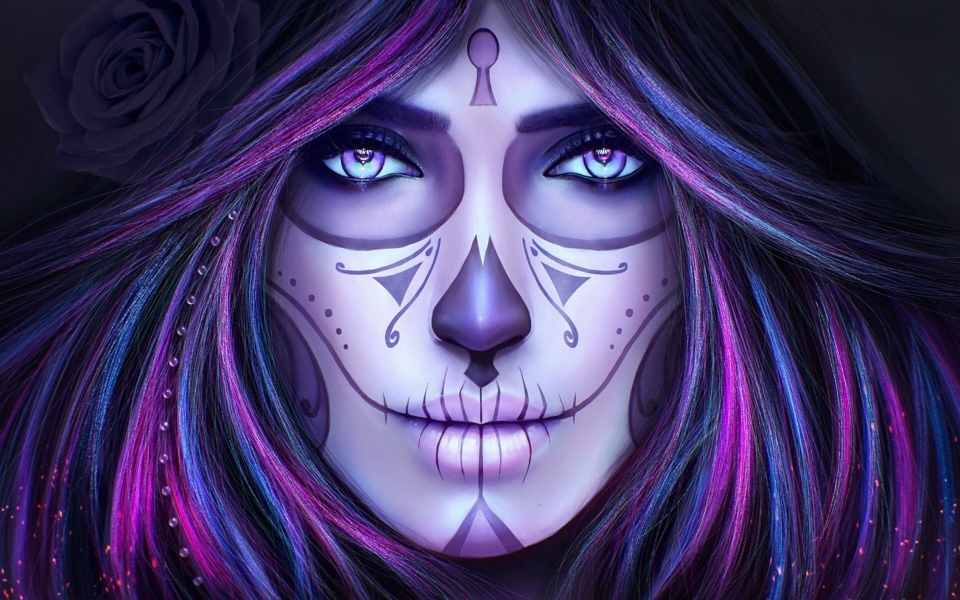 Download Day of the dead iphone android phone wallpaper wallpaper