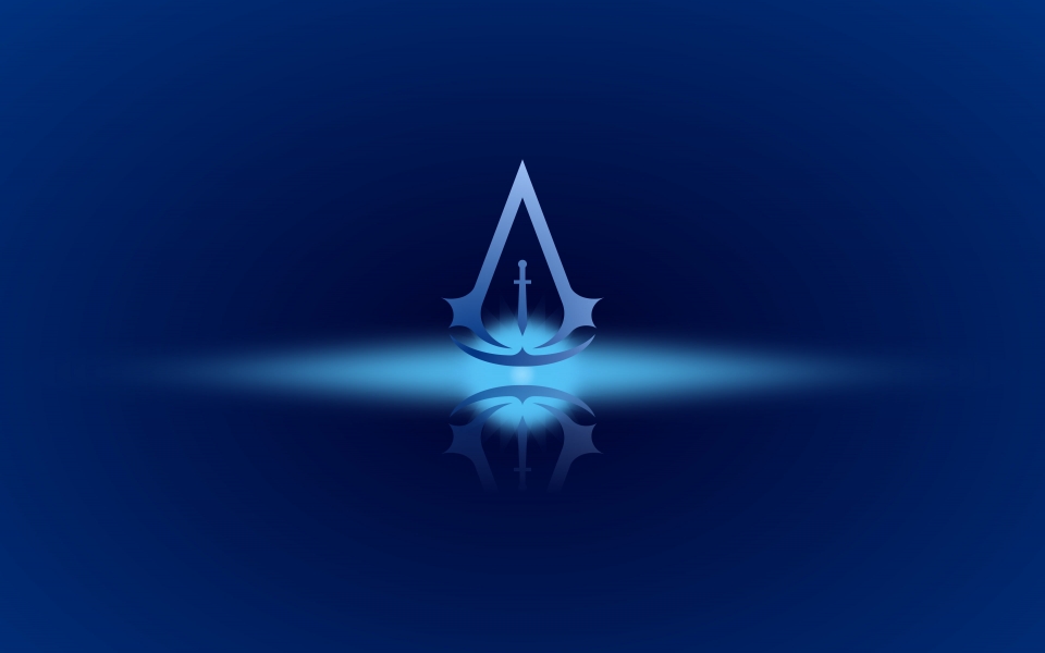 Download Assassin's Creed Minimal Logo Sleek and Stylish HD Wallpaper wallpaper