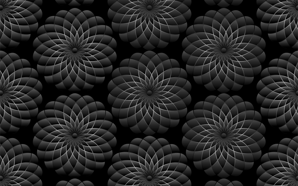 Download Black 3D Flowers Floral Full HD wallpapers 1920x1080 wallpaper