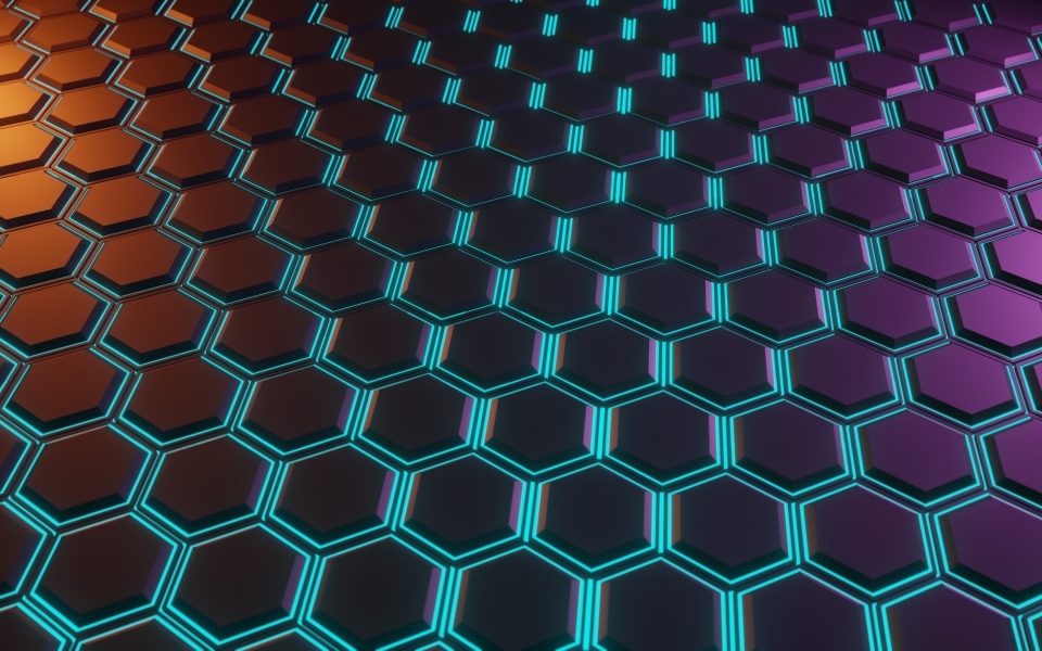 Download Colorful Hexagon Background HD Wallpaper wallpaper
