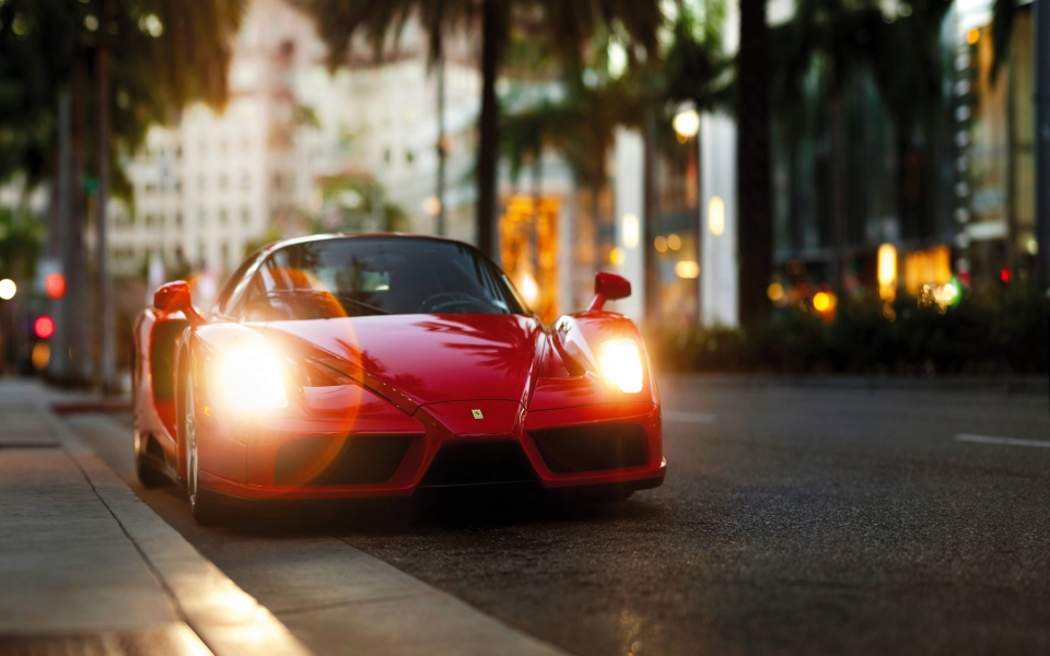 Download Ferrari Enzo Red The Ultimate Supercar HD Wallpaper for iPhone 14 Pro Max wallpaper