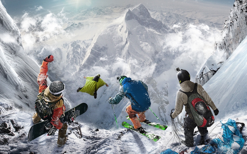 Download Get Extreme with Steep Season Pass HD Wallpaper Poster from Ubisoft's 2018 Game wallpaper