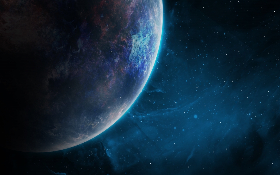 Download Mysteries of the Universe with Our HD Wallpaper Featuring Planets and Stars in Outer Space wallpaper
