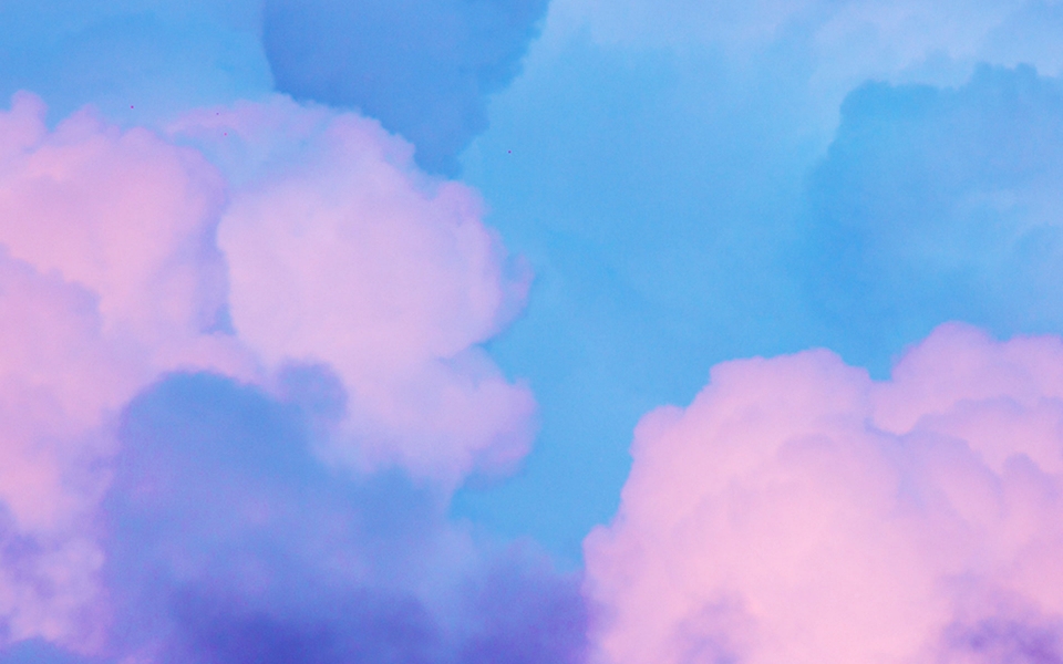 Download Pastel Blue Sky Art HD Wallpaper for pc wallpaper