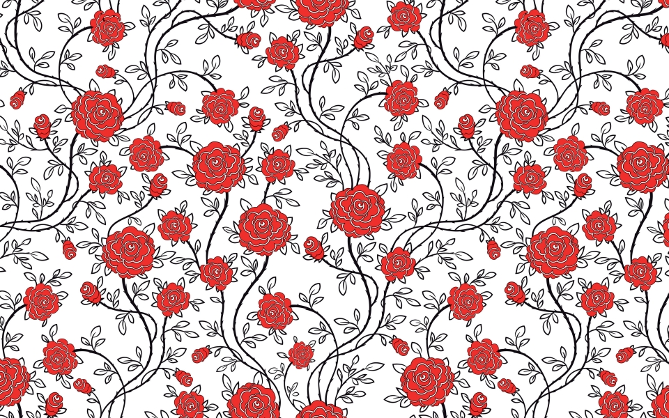 Download Red Roses Pattern Samsung Wallpaper HD Download wallpaper